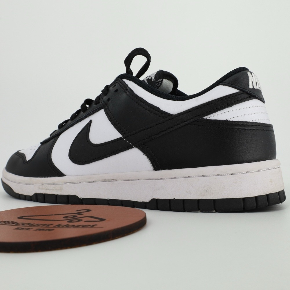 Nike Dunk Low White Black Women's Size 11 Leather Sneakers DD1503-101 Casual